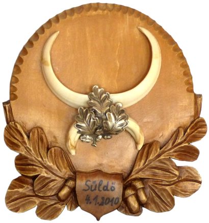 Jagdtrophäe Wildschwein2