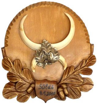 Jagdtrophäe Wildschwein2