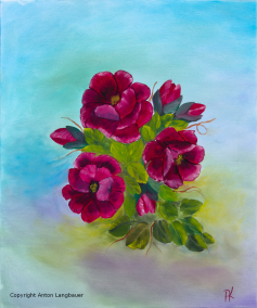 Blumen rot
